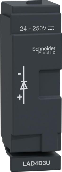 Produktbild Schneider Electric Beschaltungsmodul, Freilaufdiode, 24- LAD4D3U