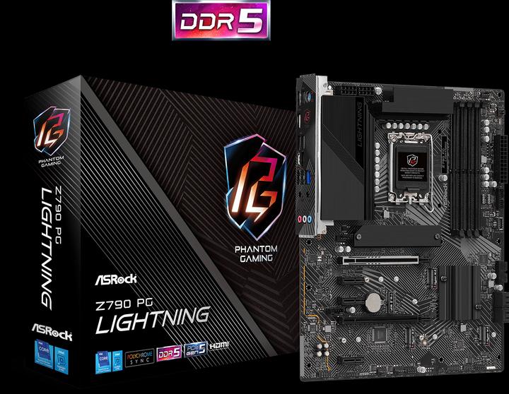 Productafbeelding AsRock Z790 Phantom Gaming Lightning (LGA 1700, Intel Z790, ATX)