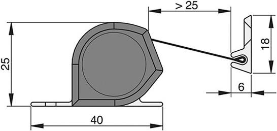 Actual product image Athmer Finger guard NR-25