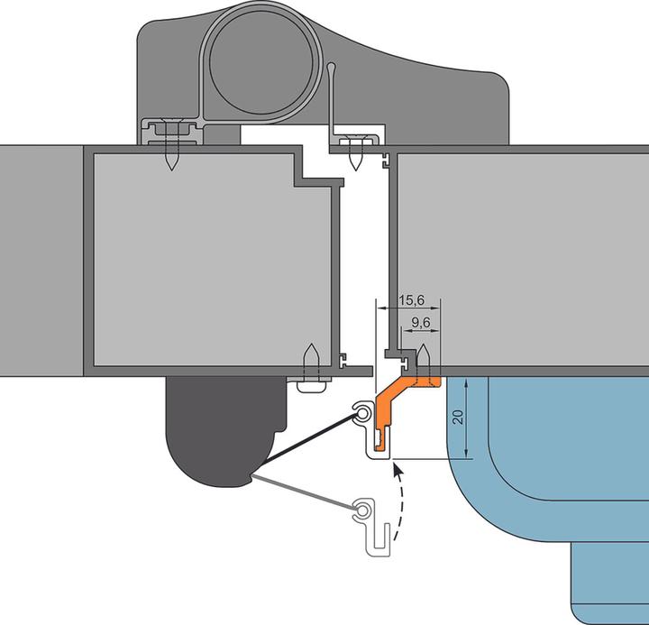 Actual product image Planet Mounting profile LP1