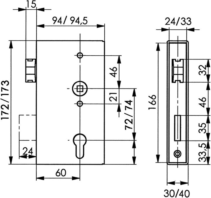 Actual product image Amf Garden gate locks 140U (1 pcs.)