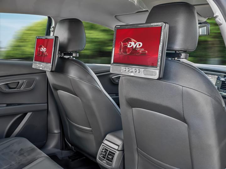 Actual product image Caliber DVD headrest holder (Portable DVD player)