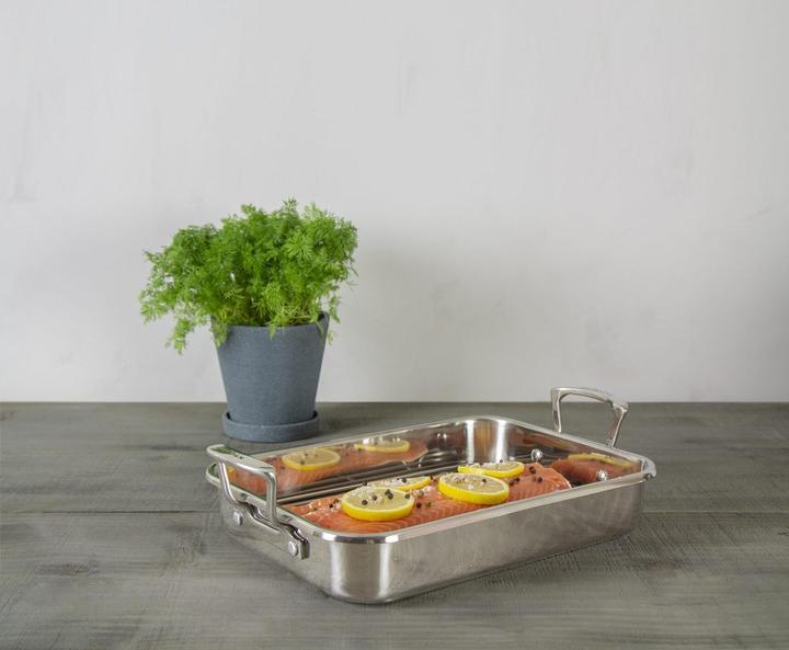 Image du produit Scanpan 71422600 Plat à four avec grille- Impact, 42 x 26 cm