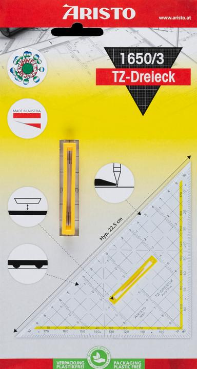 Image du produit Aristo Equerre 22,5cm 1650/3 en plexiglas