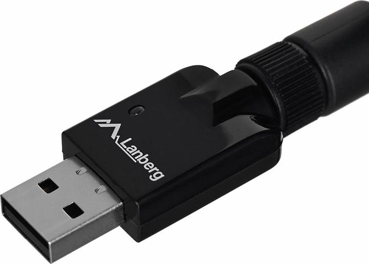 Image du produit Lanberg NC-0150-WE Carte réseau WLAN 2400 Mbit/s (USB)