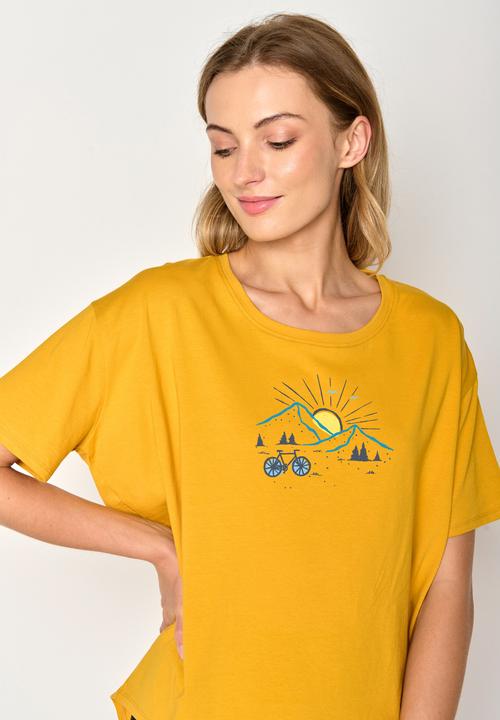 Produktbild Greenbomb Women's Nature Sunset Ride Feel T-Shirt (M)