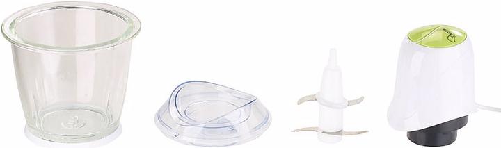 Actual product image Rosenstein & Söhne Electric Mini Chopper with 4 Blades & Glass Container (300 W)