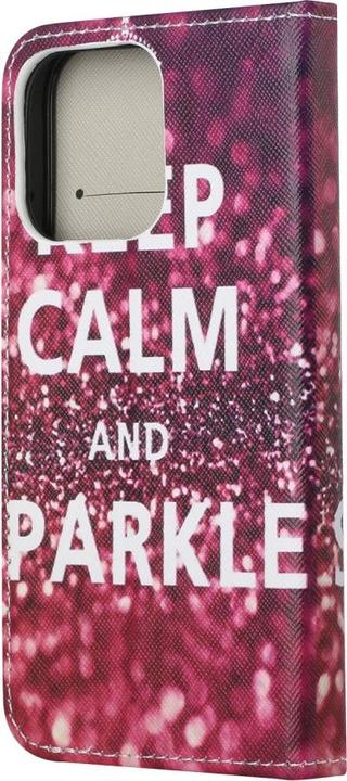 Actual product image Ueli Express iPhone 13 book case Case with card slot Sparkle (Apple iPhone 13)