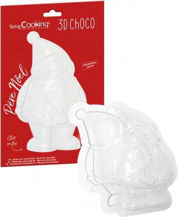 Actual product image ScrapCooking 3D Chocolate Mould, Father Christmas