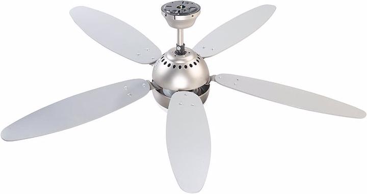 Image du produit Sichler Grand ventilateur de plafond avec pales en bois et lumière (45 dB)