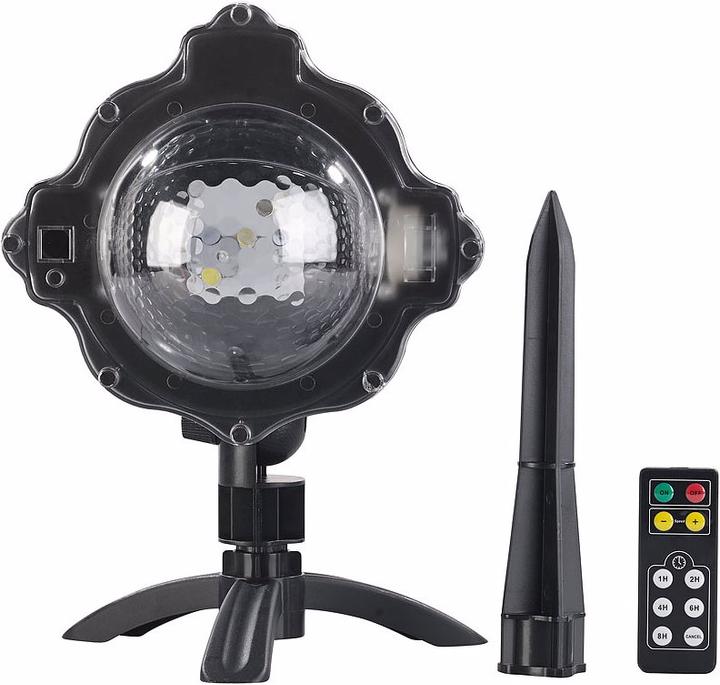 Image du produit Lunartec Lampe boule à LED avec effet de chute de neige et minuterie d'extinction (LED)