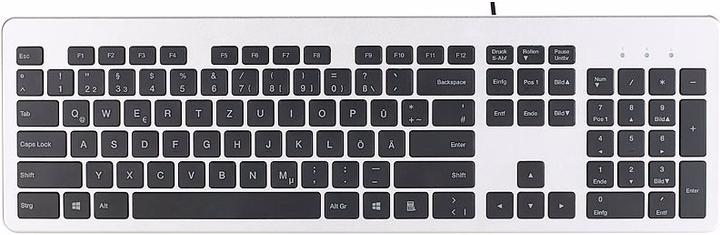 Produktbild GeneralKeys USB-Voll-Tastatur, Super-Slim mit Scissor-Tasten (DE, Kabelgebunden)