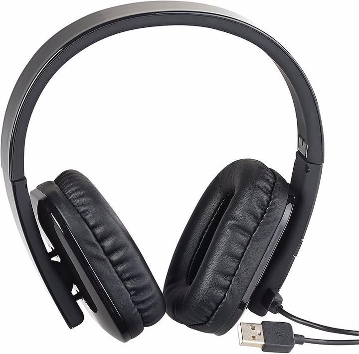 Produktbild Auvisio Faltbares Over-Ear-Headset mit Auto-Pairing und Multipoint (15 h, Kabellos)