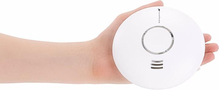 Produktbild VisorTech Vernetzbarer 2in1-Funk-Hitze- & Rauchwarnmelder