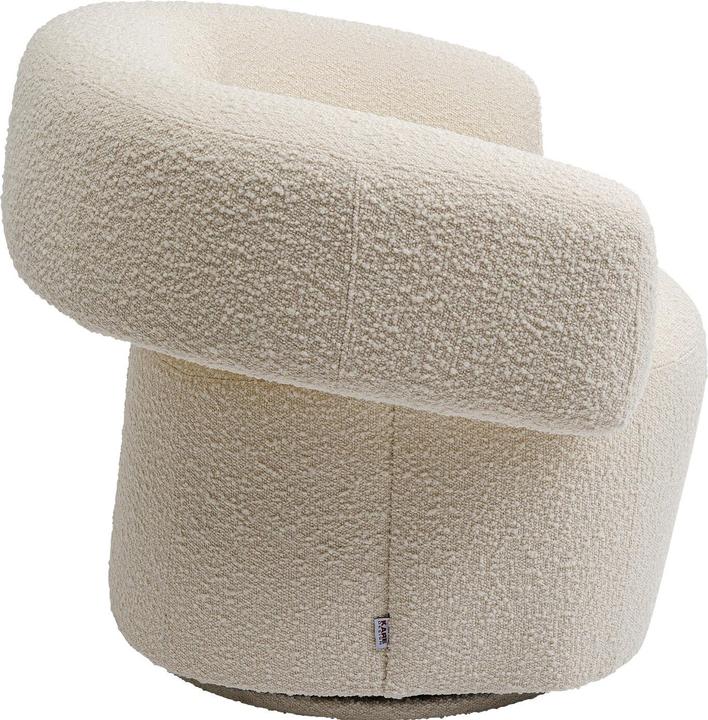 Immagine prodotto Kare Design Poltrona girevole Maye Creme