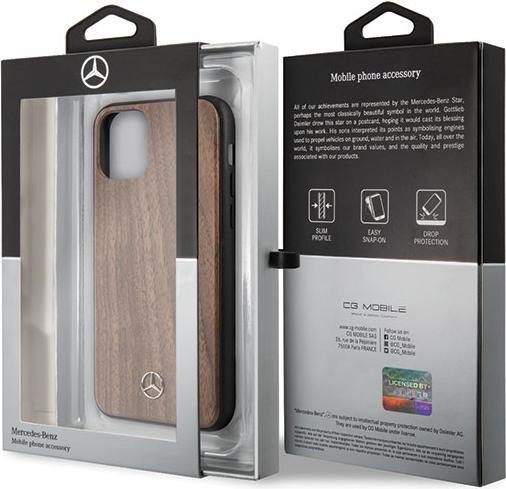 Immagine prodotto Mercedes-Benz Copertina rigida in noce (Apple iPhone 11 Pro)