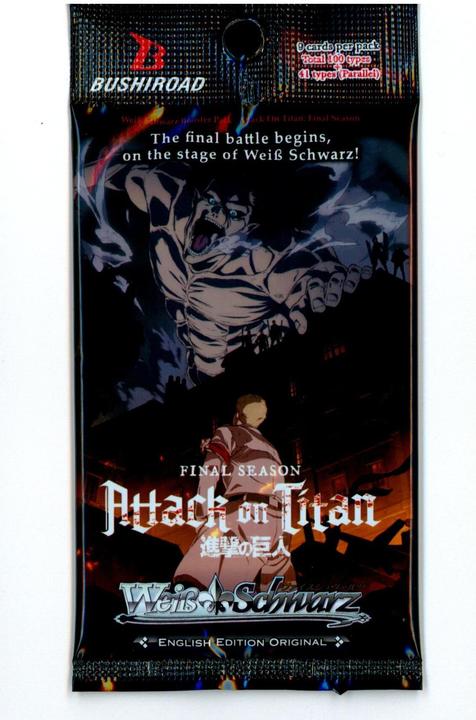 Weiss Schwarz Attack On Titan: Final Season Booster Pack - EN (Englisch, Booster Pack)