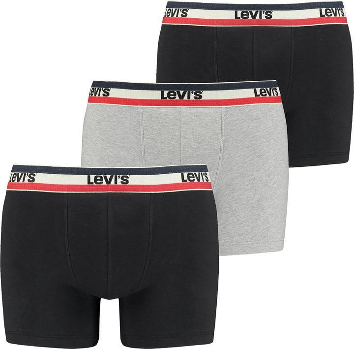 Levis Boxershorts Casual Stretch MEN SPRTSWR LOGO BOXER BRIEF 3P