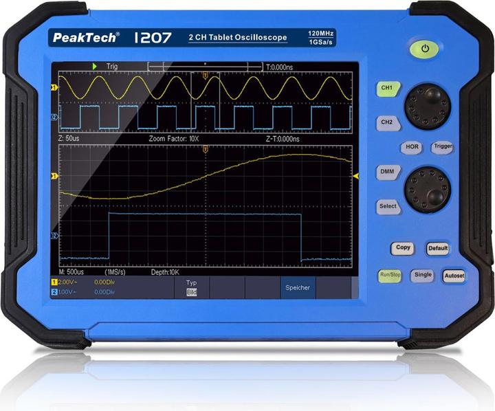 Actual product image Peaktech P 1207 Tablet oscilloscope