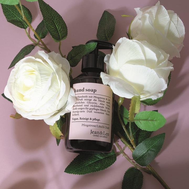 Produktbild Jean & Len Handseife Pfingstrose und Litschi (Flüssigseife, 250 ml)
