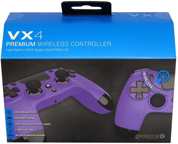 Produktbild Gioteck Controller VX4 wireless Lila PS4 u.PC (PS4)