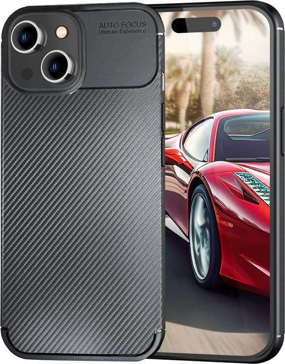 Immagine prodotto Nalia Copertura in silicone Carbon Look (Apple iPhone 15)