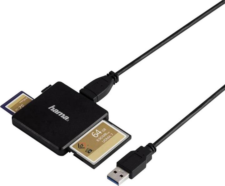 Actual product image Hama USB 3.0 Multi-Card Reader SD MicroSD CF (USB 3.0)