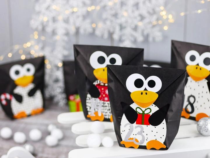 Produktbild Papierdrachen Pinguin