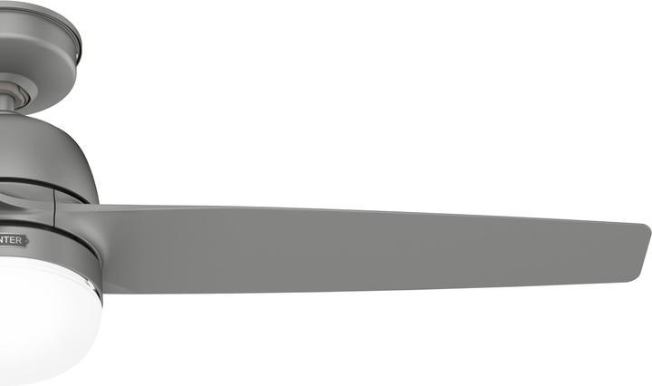 Produktbild Hunter Fans Outdoor Deckenventilator Seawave Silber mit Licht (45.70 dB)
