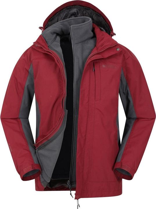 Produktbild Mountain Warehouse Thunderstorm Jacke wasserfest 3 in 1 (XS)