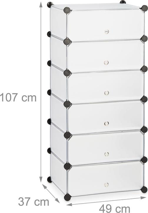 Image du produit Relaxdays Stan (49 x 37 x 107 cm)