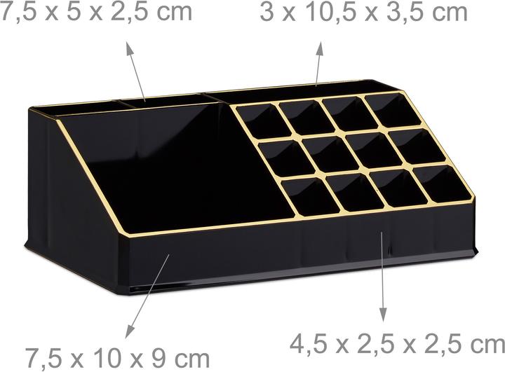 Actual product image Relaxdays Makeup Organizer with 8 Drawers