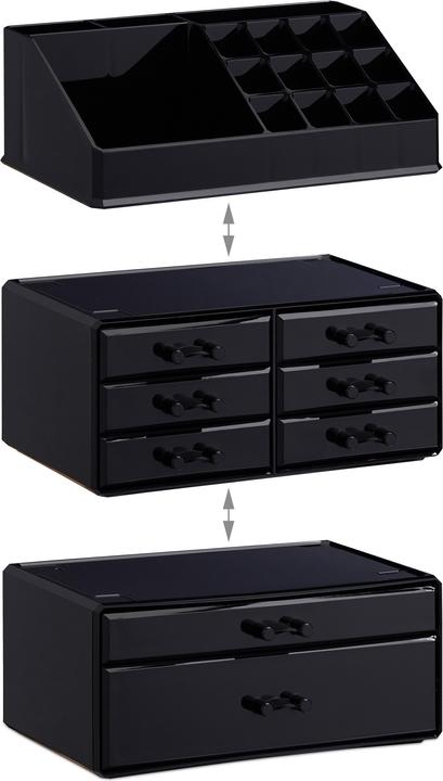 Actual product image Relaxdays Makeup Organizer with 8 Drawers