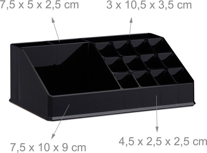 Actual product image Relaxdays Makeup Organizer with 8 Drawers