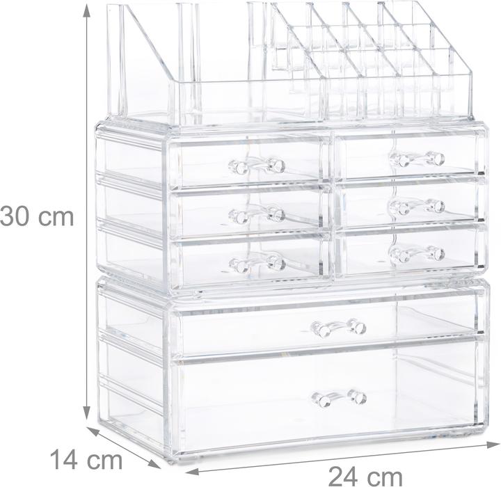 Actual product image Relaxdays Makeup Organizer