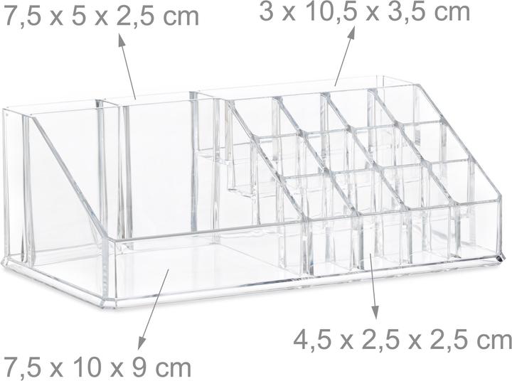 Actual product image Relaxdays Makeup Organizer