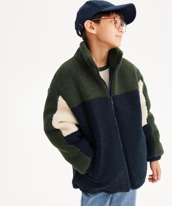 Actual product image La Redoute Collections Sherpa-Jacke mit Reissverschluss und Stehkragen (102)