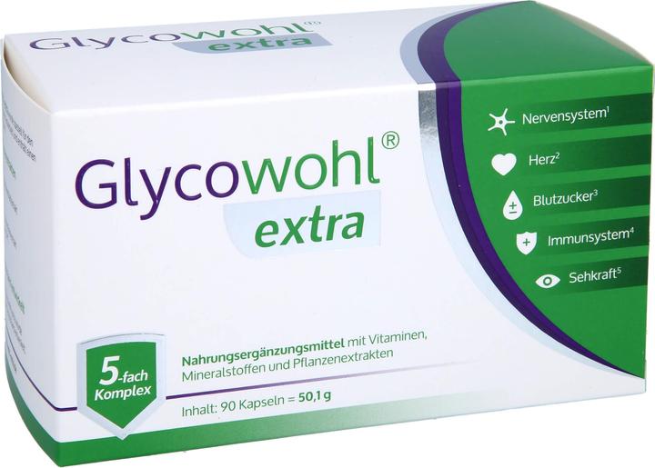 Immagine prodotto Glycowohl tappi extra (90 Pezzo/i, Pillole, 90 g)