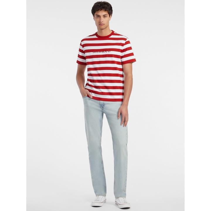 Actual product image Guess striped t-shirt with logo (M)