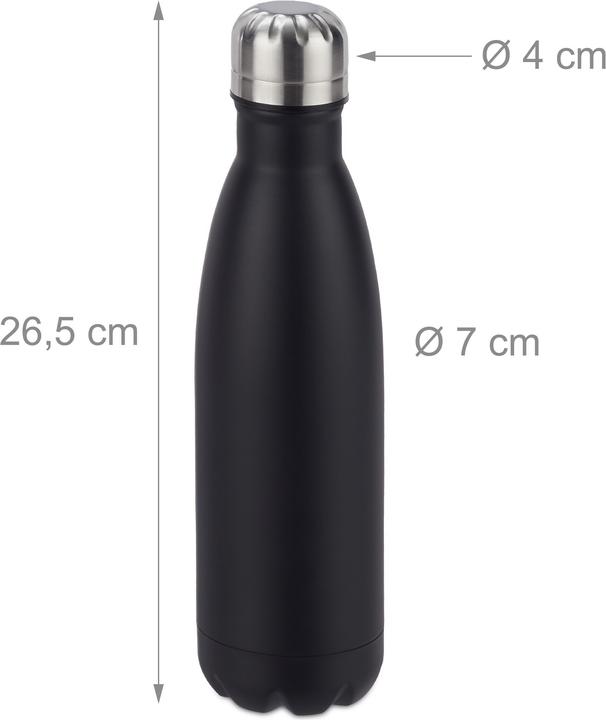 Actual product image Relaxdays Stainless Steel Flask (0.50 l)