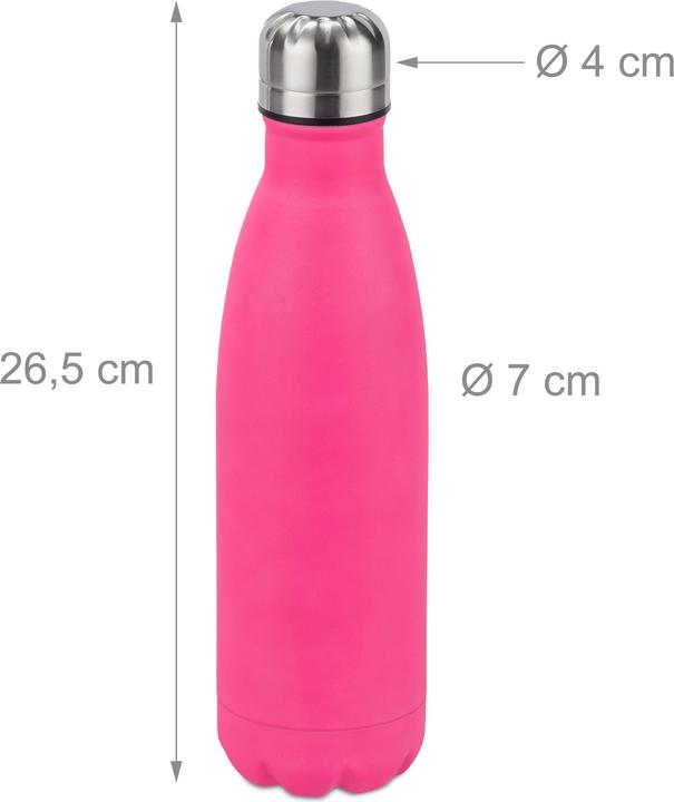 Actual product image Relaxdays Stainless Steel Flask (0.50 l)