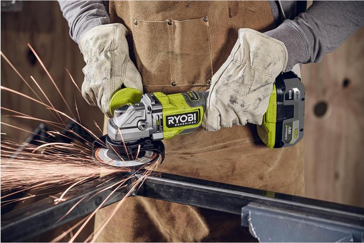 Produktbild Ryobi Akku-Winkelschleifer RAG18BL-0 (125 mm)