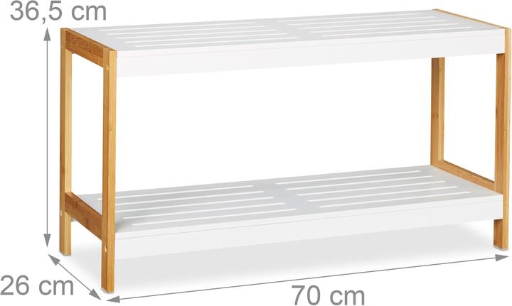 Productafbeelding Relaxdays Schoenenrek (70 x 26 x 36,5 cm)