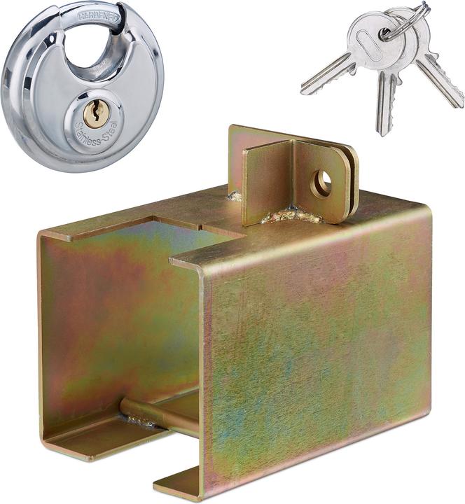 Actual product image Relaxdays Hitch Lock Trailer