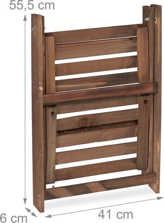 Image du produit Relaxdays Etagère escalier fleurs