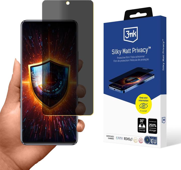 Produktbild 3MK Folia ochronna prywatyzujÄ ca matowa Silky Matt Privacy na Huawei Nova 9 SE