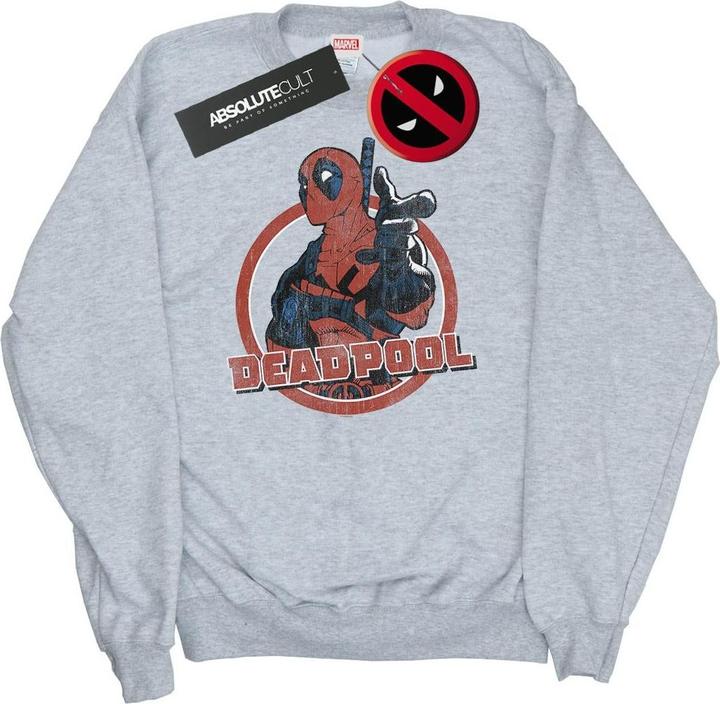 Immagine prodotto Deadpool Gun Finger Felpa Uomo (XL)