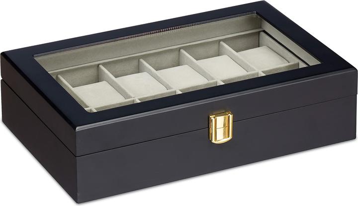 Relaxdays Uhrenbox