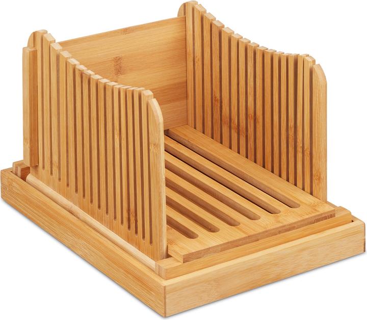 Actual product image Relaxdays Bread Slicer, Adjustable Board with Crumb Catcher