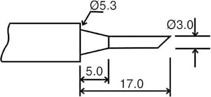 Image du produit Velleman Embout de rechange 3 pour Vtssc10N-20N-30N (Pièce de rechange)